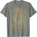 Structure of Freemasonry Square and Compass, Diagram T-Shirt T-Shirt - FUKAMASONIC