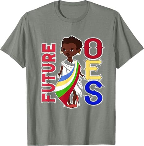 Order Of The Eastern Star Future OES Ring Sisters of Color T-Shirt - FUKAMASONIC