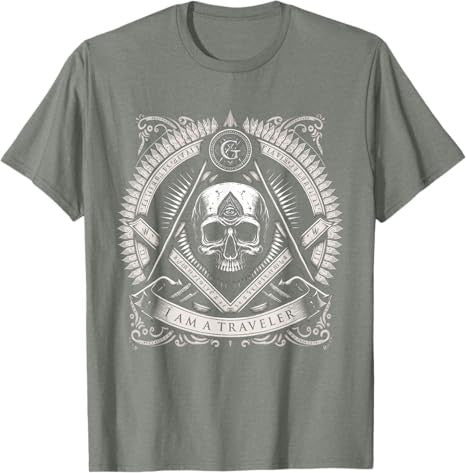 Masonic Skull - Freemason T-Shirt - FUKAMASONIC