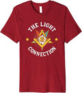 Light Connection OES Masonry Masonic Freemason Freemasonry Premium T-Shirt - FUKAMASONIC