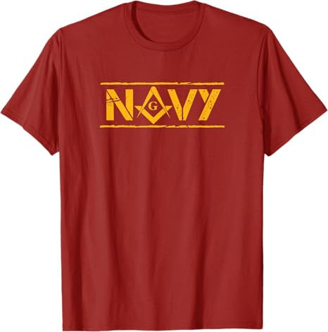 Navy Mason T-Shirt Freemason T-Shirt - FUKAMASONIC