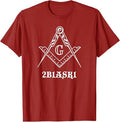 2B1ASK1 Freemason symbol T-Shirt - FUKAMASONIC