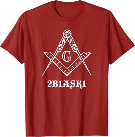 2B1ASK1 Freemason symbol T-Shirt - FUKAMASONIC