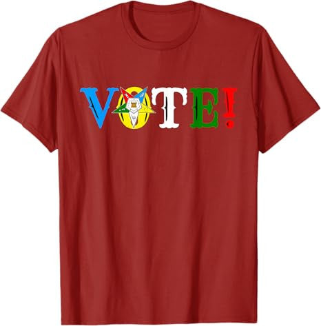 OES VOTE Star Sisters Beautiful Order of the Eastern Star T-Shirt - FUKAMASONIC