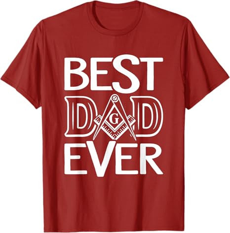 Freemason Dad Ever Masonry Masonic Freemason Freemasonry T-Shirt - FUKAMASONIC