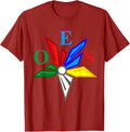 OES Star Color Emblem of The Eastern Star Thanksgiving Gift T-Shirt - FUKAMASONIC