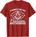 Stronger Together Masonry Masonic Freemason Freemasonry T-Shirt - FUKAMASONIC