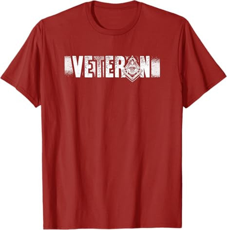 Veteran Freemasons Masonry Freemasonry Masonic Freemason T-Shirt - FUKAMASONIC