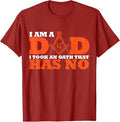 I Am A Dad Freemason Masonic Master Masons Freemasonry T-Shirt - FUKAMASONIC