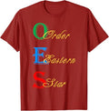 OES Words Symbols Colors of the Eastern Star Parents' Day T-Shirt - FUKAMASONIC