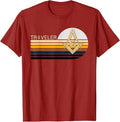 Compass Traveling T-Shirt - FUKAMASONIC