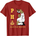 Greats Mason: Masonic PHA Master Masons Father's Christmas T-Shirt - FUKAMASONIC