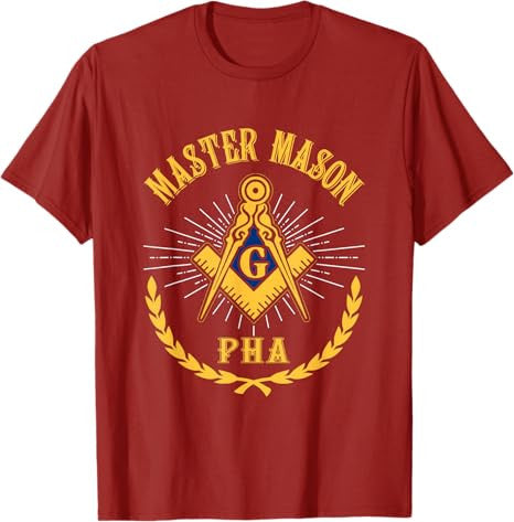 Greats Masonic Prince Hall PHA Master Mason Father's Day T-Shirt - FUKAMASONIC