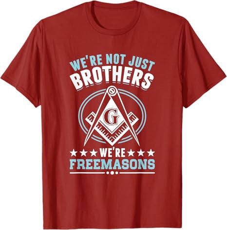 Brother Freemasons Masonry Masonic Freemason Freemasonry T-Shirt - FUKAMASONIC