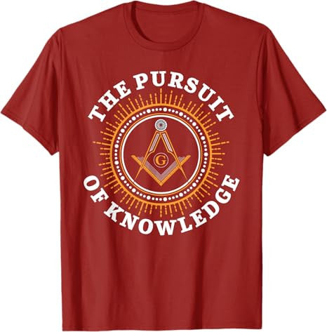 Masonic Freemason Fraternal Square & Compass T-Shirt - FUKAMASONIC