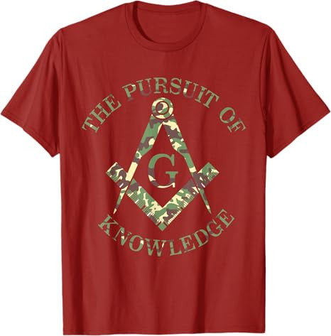 Mason Masonic Camo Freemason T-Shirt - FUKAMASONIC