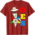 OES Sister Hats & Ribbon the Eastern Star Equality Day T-Shirt - FUKAMASONIC