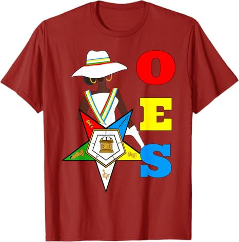 OES Sister Hats & Ribbon the Eastern Star Equality Day T-Shirt - FUKAMASONIC