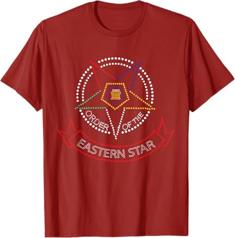 OES Star Symbol Order the Eastern Star Parents Christmas T-Shirt - FUKAMASONIC