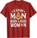 Freemasons OES Woman Masonry Masonic Freemason Freemasonry T-Shirt - FUKAMASONIC