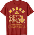 Prince Hall Mason 357 Symbol Worldwide Brotherhood Father's T-Shirt - FUKAMASONIC