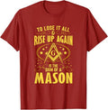 Sign Of A Mason Masonry Masonic Freemason Freemasonry T-Shirt - FUKAMASONIC