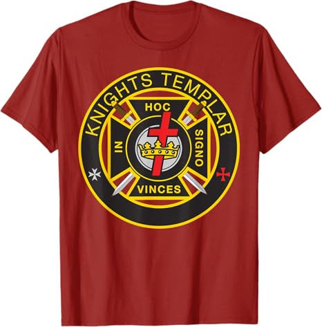 KNIGHTS TEMPLAR COMMANDERY T-Shirt - FUKAMASONIC