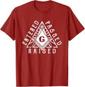 Masonic Square And Compasses Design T-Shirt - FUKAMASONIC