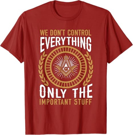 Masonic Freemasonry T-Shirt â€“ Square and Compass Fraternal Design - FUKAMASONIC