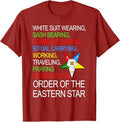 OES Sister Working Traveling Praying Thanksgiving Christmas T-Shirt - FUKAMASONIC