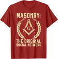 Freemason Masonic Fraternal Square and Compass T-Shirt - FUKAMASONIC
