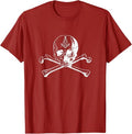 Masonic skull and bones square compass symbol - Freemason T-Shirt - FUKAMASONIC