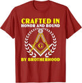 Freemason Masonic Fraternal Square & Compass Symbol T-Shirt - FUKAMASONIC