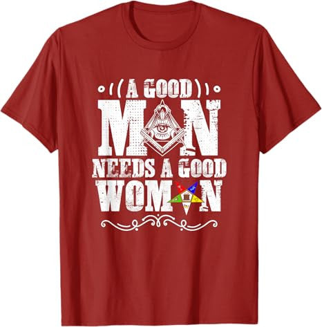 Freemasons OES Woman Masonry Freemasonry Masonic Freemason T-Shirt - FUKAMASONIC