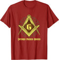 Freemasonry Freemason Conspirazy -Entered -Passed-Raised T-Shirt - FUKAMASONIC
