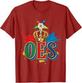 OES Queen Sisters Beautiful Crown Order of the Eastern Star T-Shirt - FUKAMASONIC
