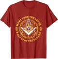Freemason Meet Upon the Level Part Upon The Square Masonic T-Shirt - FUKAMASONIC