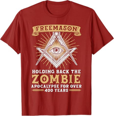 Freemason Square and Compass Masonic Fraternal T-Shirt - FUKAMASONIC