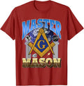 Masonic Pillars Master Mason Lodge Freemason Ring Trowel Bro T-Shirt - FUKAMASONIC