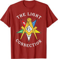 OES Mason The Light Connection Star Square Parents Christmas T-Shirt - FUKAMASONIC