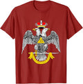 33rd Degree Mason T Shirt Masonic Tee Scottish Rite Down T-Shirt - FUKAMASONIC