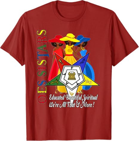 OES Ring Diva Sistar of Color Order Of The Eastern Star T-Shirt - FUKAMASONIC