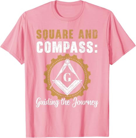 Fraternal Freemasonry Square Compass Freemason T-Shirt - FUKAMASONIC