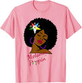 OES Melanin Sister Afro of the Eastern Star Thanksgiving T-Shirt - FUKAMASONIC