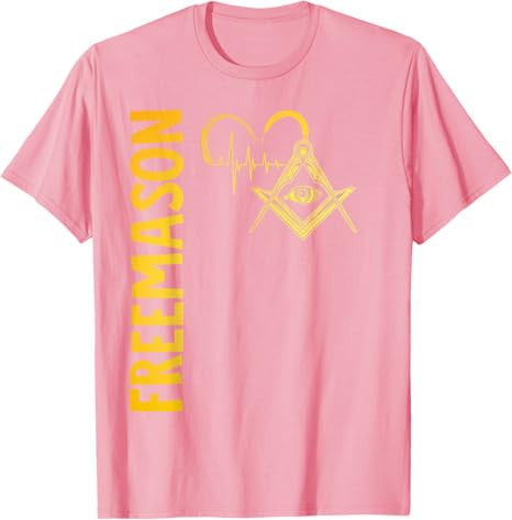 Masonic Freemasonry Fraternal Square Compass Freemasonry T-Shirt - FUKAMASONIC