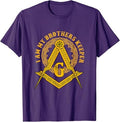 Brother Keepers Protect Compass Masonic Gift T-Shirt - FUKAMASONIC