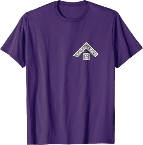 Masonic past master jewel symbol - Master mason Freemasonry T-Shirt - FUKAMASONIC