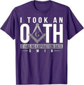 Masonic I Took An Oath Square & Compass Freemason T-Shirt - FUKAMASONIC