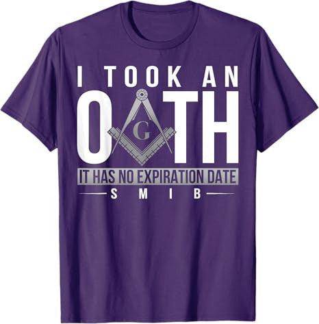 Masonic I Took An Oath Square & Compass Freemason T-Shirt - FUKAMASONIC