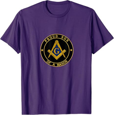 Proud son of a Mason - Freemason symbol Lewis PHA Masonic T-Shirt - FUKAMASONIC
